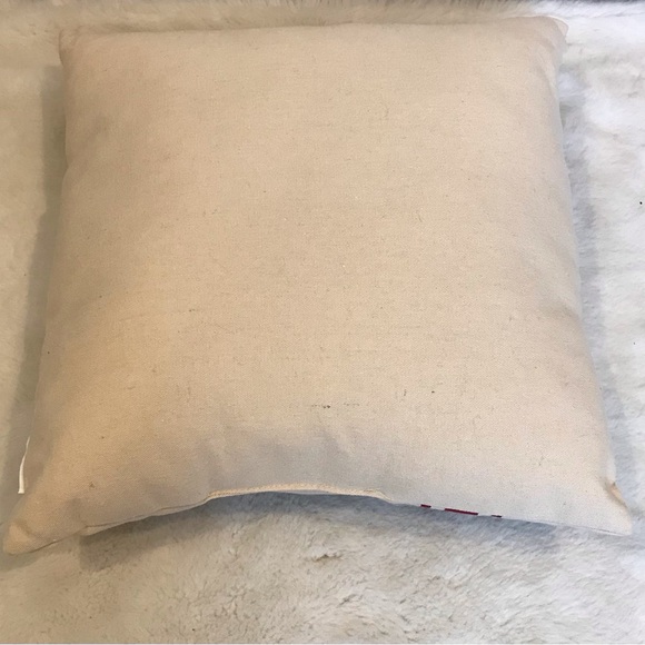 Christmas Reindeer Names Decorative Pillow - Picture 2 of 3